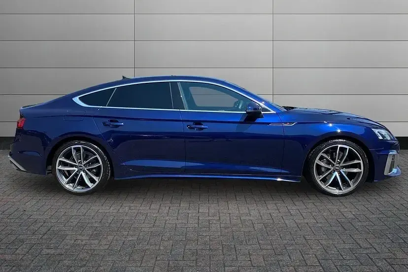 Used Audi A5 Sportback S-Line 201 HP (147 kW) 2024 Navarra blue Hatchback