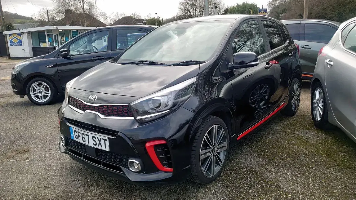 Used Kia Picanto GT-Line 83 HP (61 kW) 2017 Black Hatchback