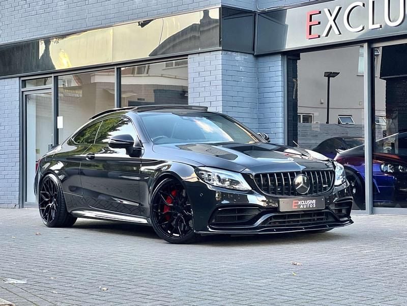 Black Used 2020 Mercedes C63S AMG Premium Plus Coupe | £49,950 (Expensive) - Image 1/4