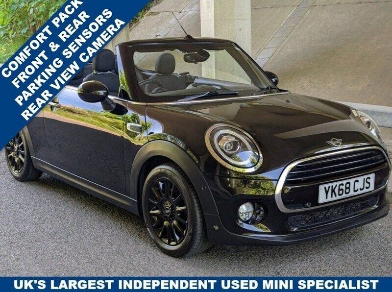 Black Used 2018 Mini Cooper Cabriolet Classic Cabriolet | £11,995 (Fair price) - Image 1/4