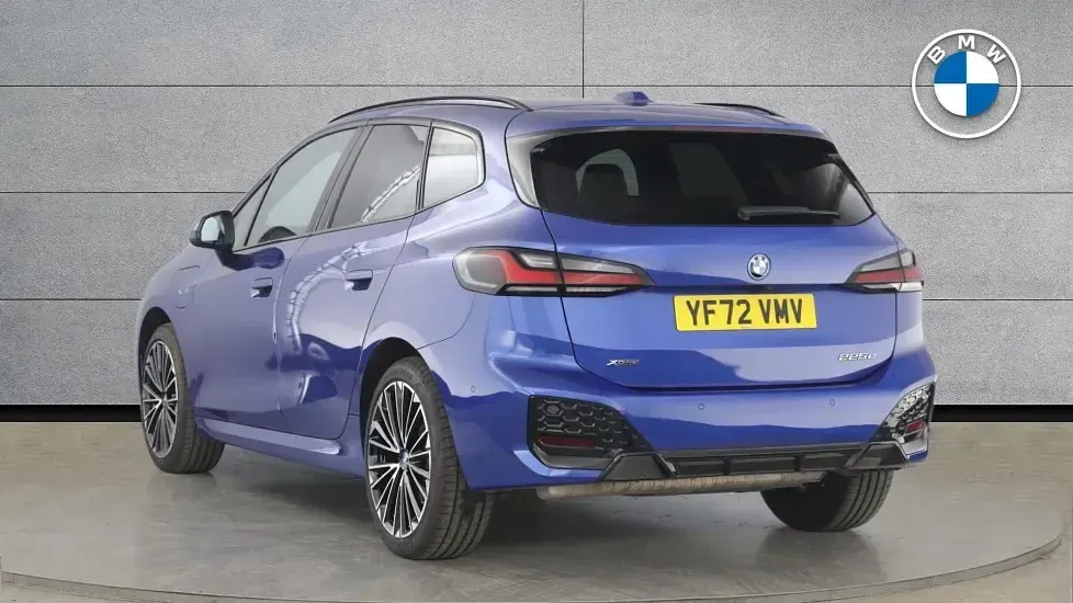 Used BMW 225 Active Tourer M Sport 242 HP (177 kW) 2022 Blue MPV