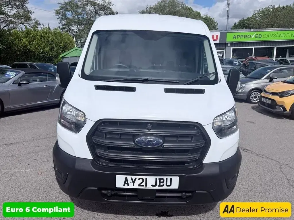 Used Ford Transit 130 HP (95 kW) 2021 White Van