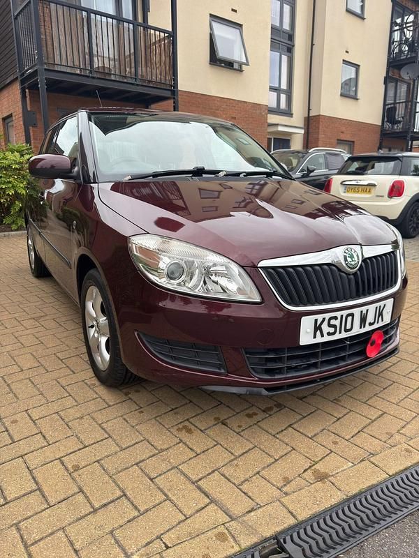 Maroon Used 2010 Skoda Fabia SE Hatchback | £1,799 (Good price) - Image 1/4