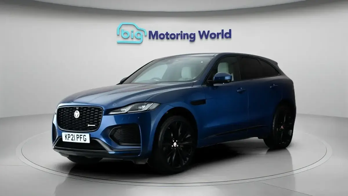 Used Jaguar F-Pace R-Dynamic 201 HP (147 kW) 2021 Blue SUV