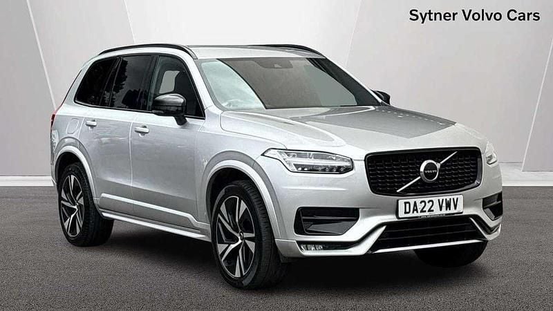 Silver Used 2022 Volvo XC90 R-Design SUV | £34,500 (Good price) - Image 1/4