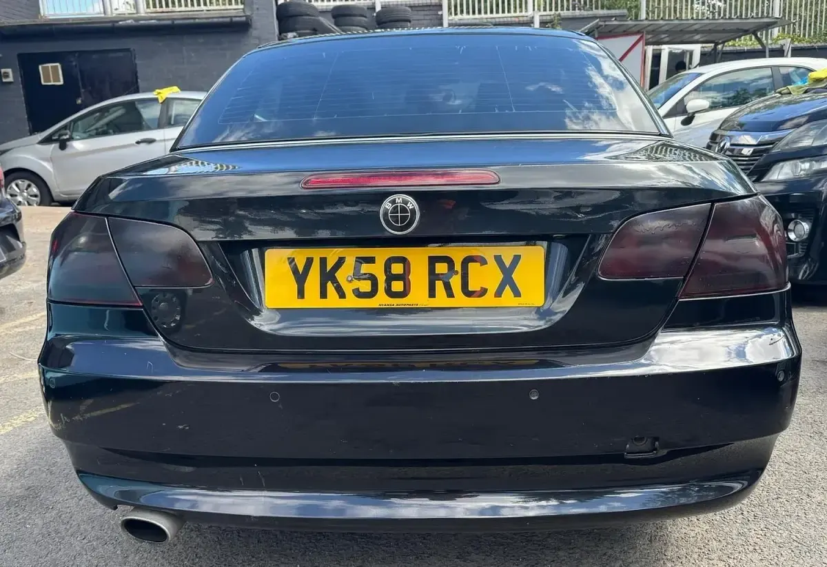 Used BMW 320 Cabriolet Performance 2008 Black Cabriolet
