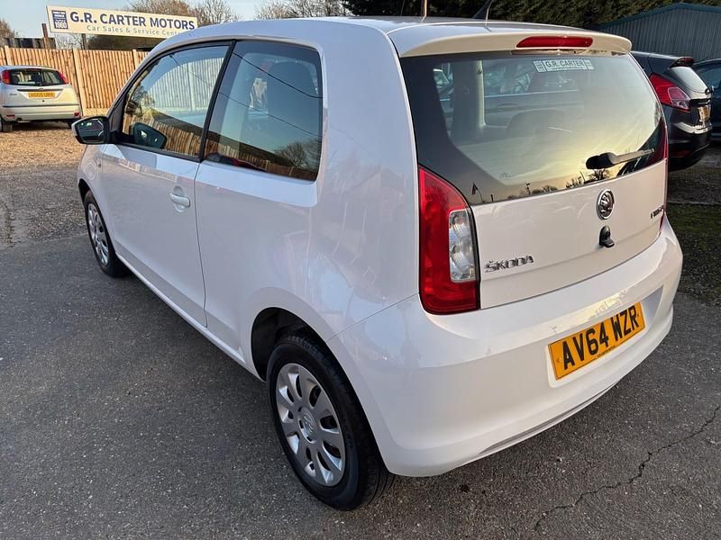 Gebraucht Skoda Citigo SE 2015 Weiß Kleinwagen