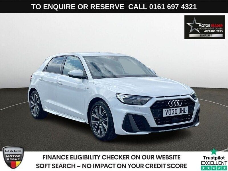 White Used 2020 Audi A1 Sportback S-Line Hatchback | £13,970 (A bit pricey) - Image 1/3