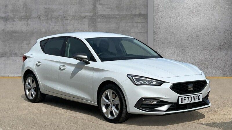 Nevada white Used 2023 Seat Leon FR Hatchback | £20,490 (A bit pricey) - Image 1/4