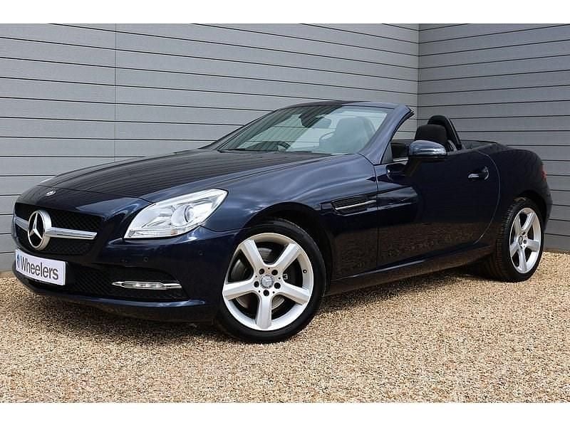 Used Mercedes SLK250 2015 Blue Cabriolet
