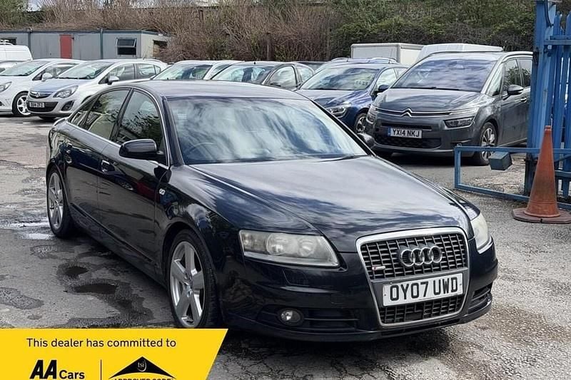 Used Audi A6 S-Line 180 HP (132 kW) 2007 Black Sedan