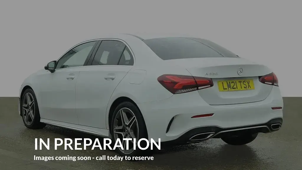 Used Mercedes A220 AMG line 190 HP (139 kW) 2020 White Sedan