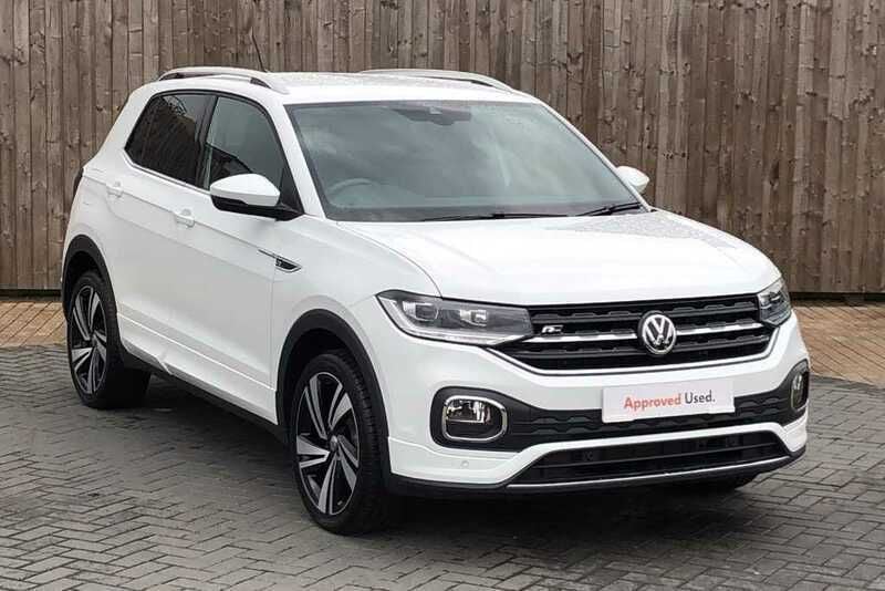 White Used 2020 VW T-Cross R-line SUV | £16,699 (Good price) - Image 1/4