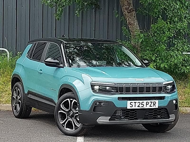 Bicolour metallic lake with volcano roof New 2025 Jeep Avenger Summit SUV | £22,998 (Fair price) - Image 1/4