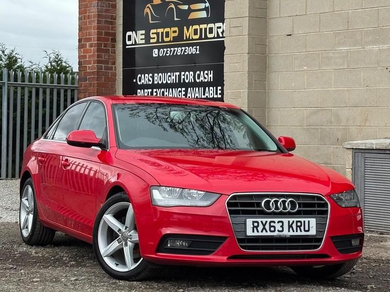 Used Audi A4 170 HP (125 kW) 2013 Red Sedan
