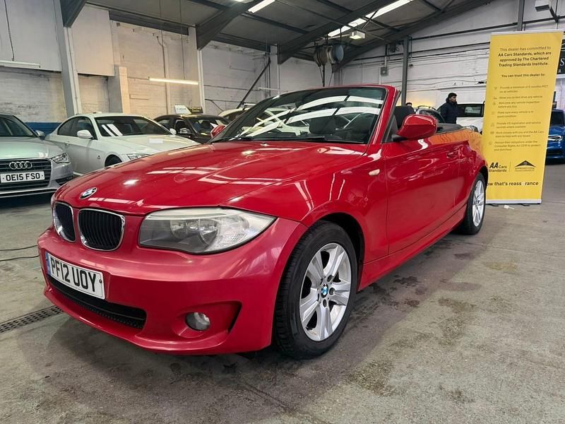 Used BMW 118 Cabriolet Advantage 2012 Red Cabriolet