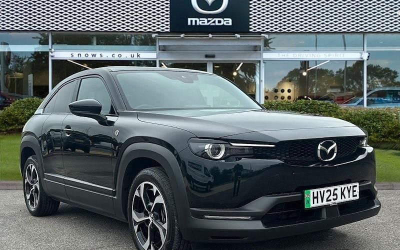 Jet black Used 2025 Mazda MX30 Exclusive-Line SUV | £20,493 (Fair price) - Image 1/4