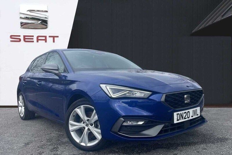 Used Seat Leon FR 130 HP (95 kW) 2020 Blue Hatchback