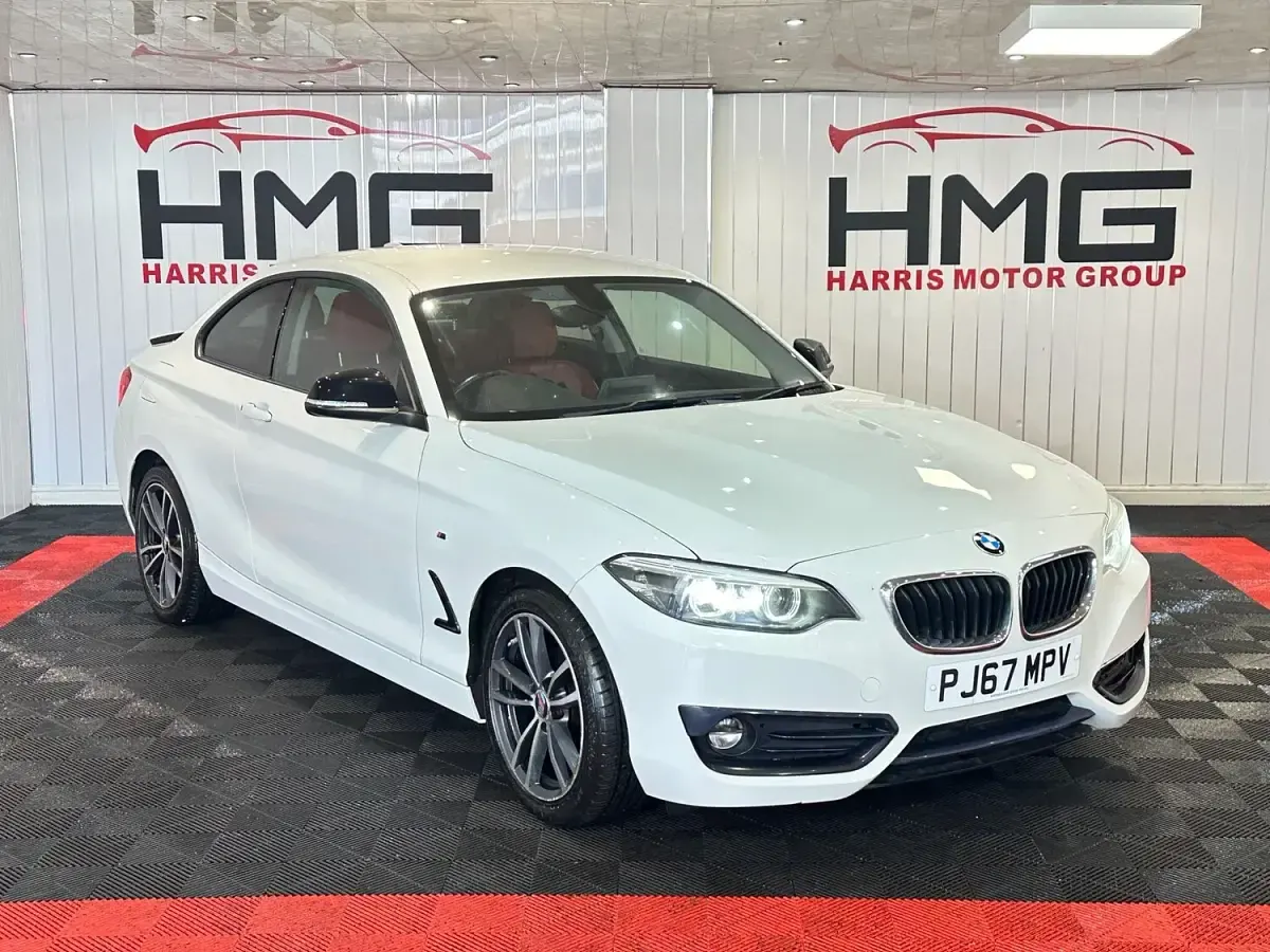 Used BMW 218 Sport Line 2017 White Coupe