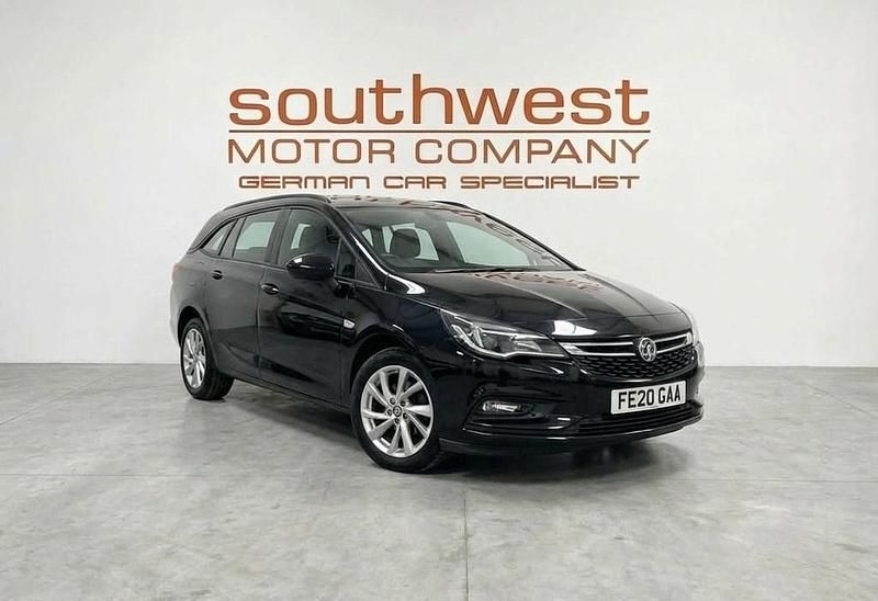Used Vauxhall Astra Business Edition 122 HP (89 kW) 2020 Black Estate