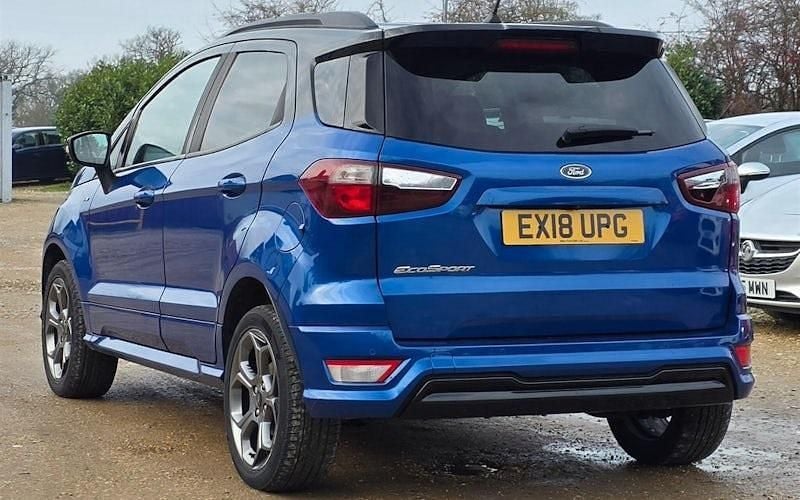 Used Ford Ecosport ST-Line 101 HP (74 kW) 2018 Blue SUV
