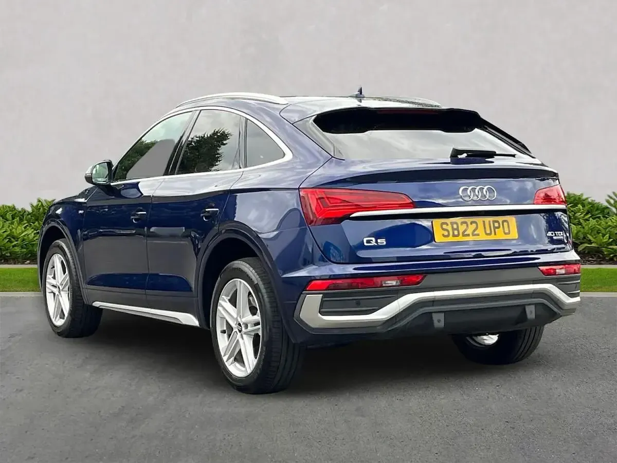 Used Audi Q5 S-Line 204 HP (150 kW) 2022 Blue SUV