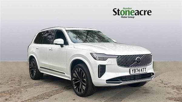 White Used 2024 Volvo XC90 Ultra SUV | £63,890 - Image 1/4