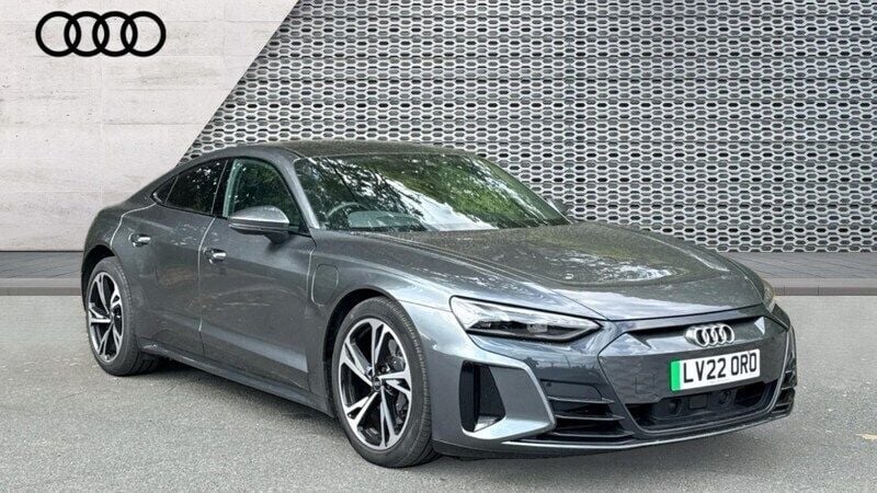 Grey Used 2022 Audi e-tron GT quattro Comfort Sedan | £43,253 (Good price) - Image 1/4