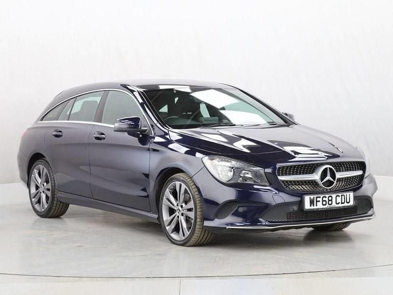 Used Mercedes CLA180 Shooting Brake 122 HP (89 kW) 2018 Blue Estate