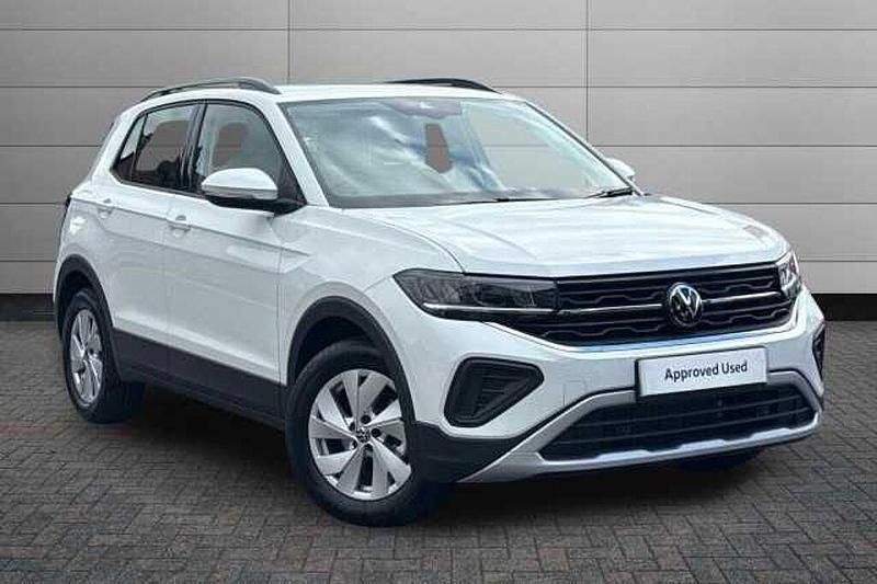 Pure white New 2025 VW T-Cross Life SUV | £22,850 (A bit pricey) - Image 1/4