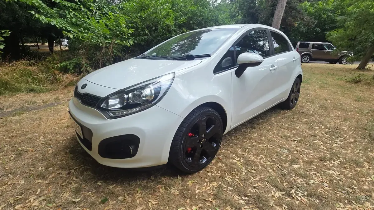 Used Kia Rio 109 HP (80 kW) 2014 White Hatchback