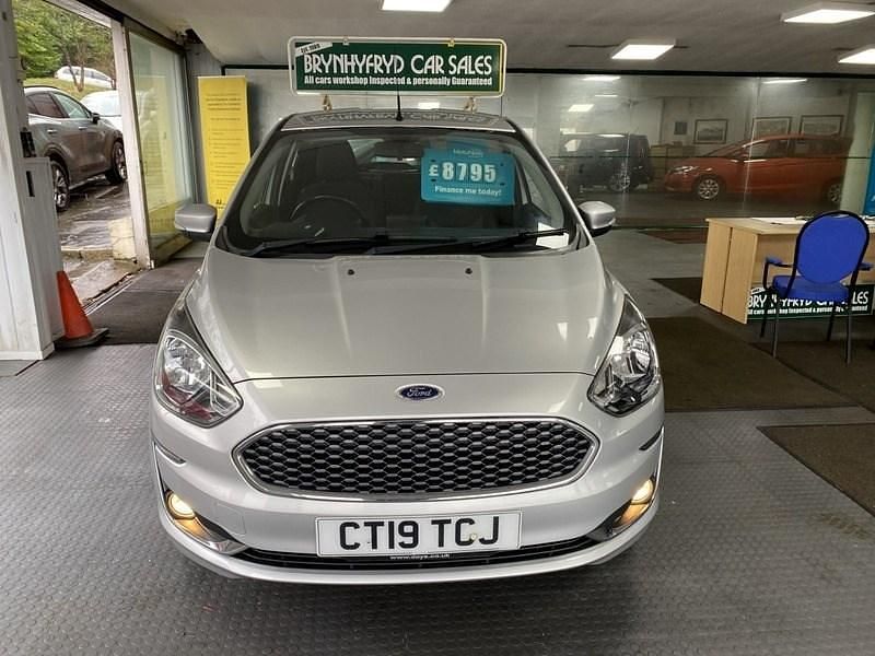 Used Ford Ka Plus Zetec 2019 Moondust silver metallic Hatchback