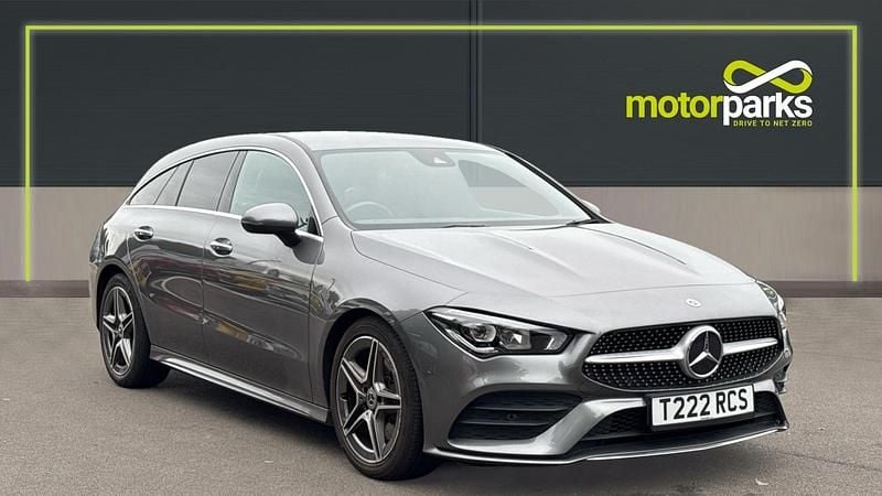 Mountain grey metallic Used 2022 Mercedes CLA200 AMG Line Premium SUV | £20,500 (Fair price) - Image 1/4