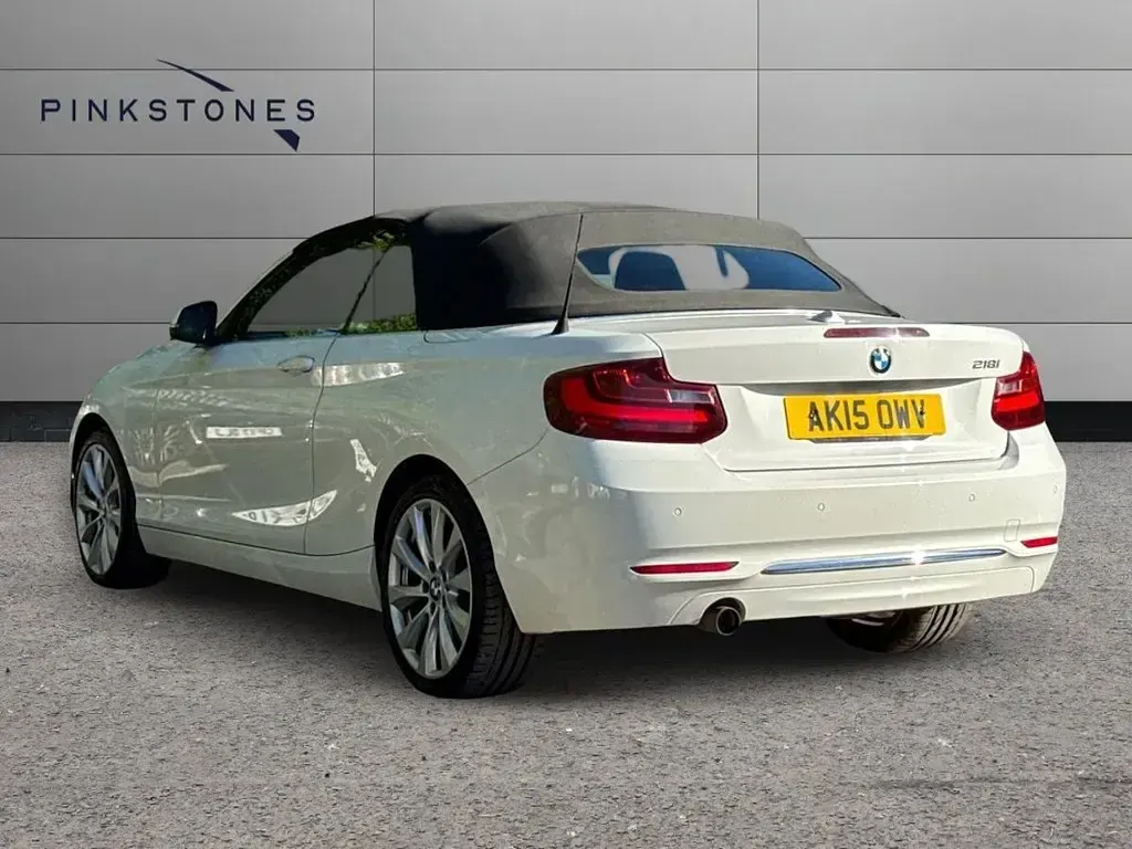 Używany BMW 218 Luxury Line 2015 Biały Kabriolet
