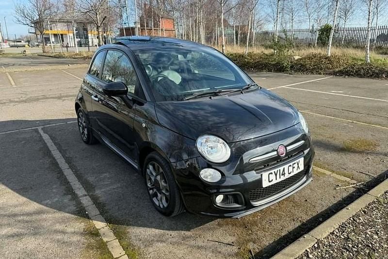 Used Fiat 500 S 69 HP (50 kW) 2014 Black Hatchback