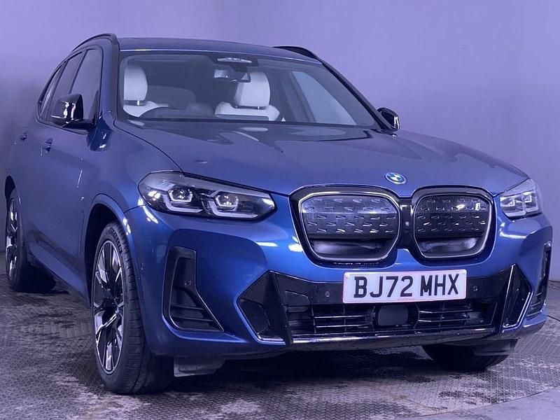 Blue Used 2022 BMW iX3 M Sport SUV | £28,599 (Fair price) - Image 1/4
