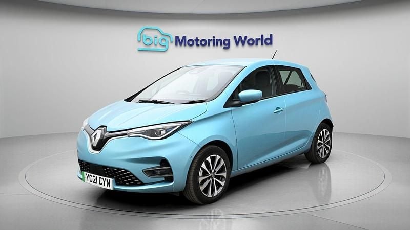 Used Renault Zoe GT-Line 100 kW (136 HP) 2021 Blue Hatchback