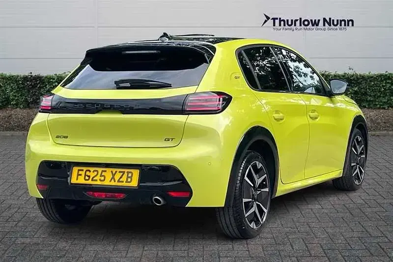 Used Peugeot 208 GT 102 HP (75 kW) 2025 Yellow Hatchback