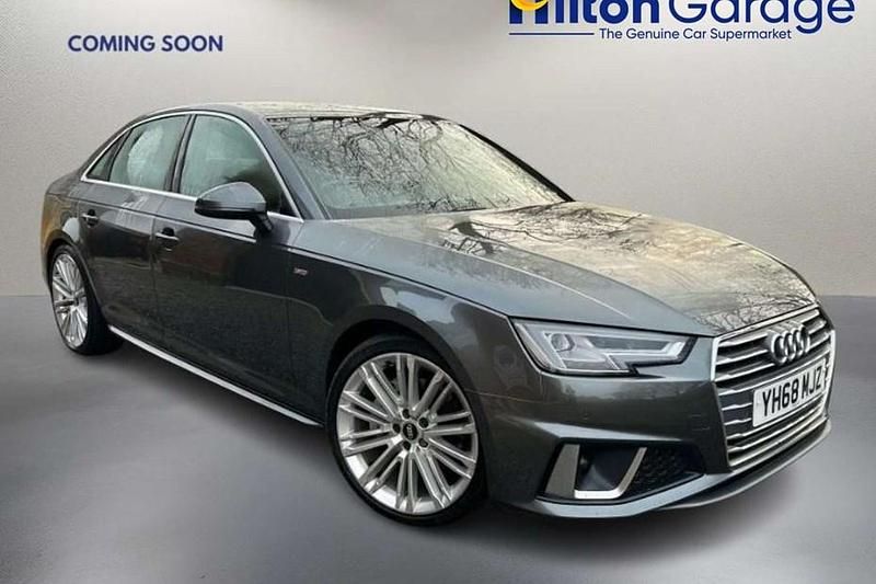 Used Audi A4 S-Line 190 HP (139 kW) 2019 Grey Sedan