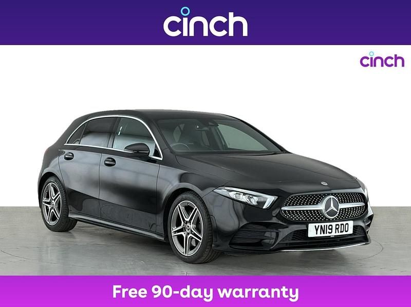 Black Used 2019 Mercedes A220 AMG line Hatchback | £16,909 (Fair price) - Image 1/3