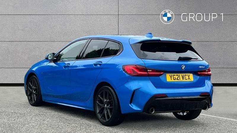 Used BMW 120 M Sport 190 HP (139 kW) 2021 Blue Hatchback