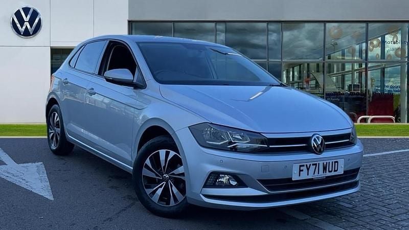 Reflex silver metallic Used 2021 VW Polo Match Hatchback | £14,814 (Fair price) - Image 1/4
