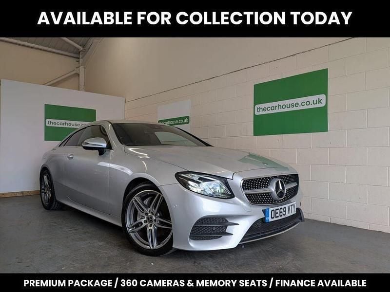 Silver Used 2019 Mercedes E220 AMG line Coupe | £22,425 (Good price) - Image 1/4