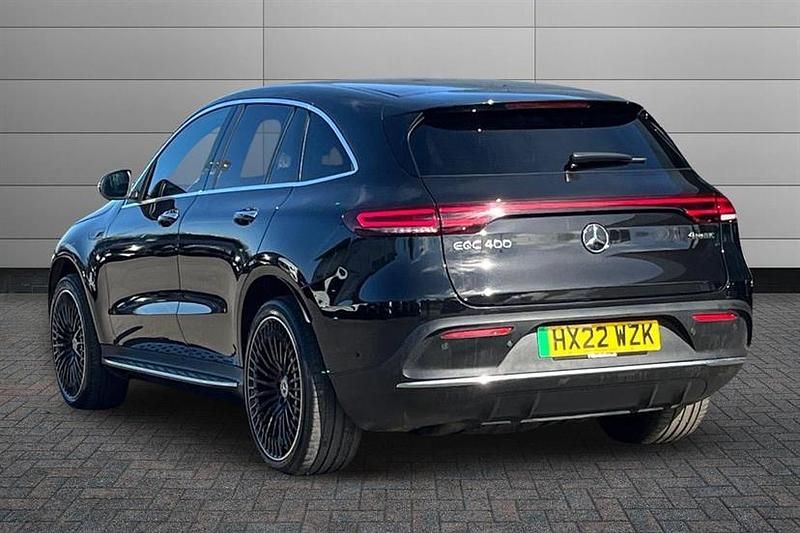Used Mercedes EQC400 AMG Line Premium Plus 300 kW (408 HP) 2022 Obsidian black SUV