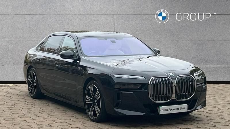 Black Used 2025 BMW i7 M Sport Sedan | £109,995 - Image 1/4