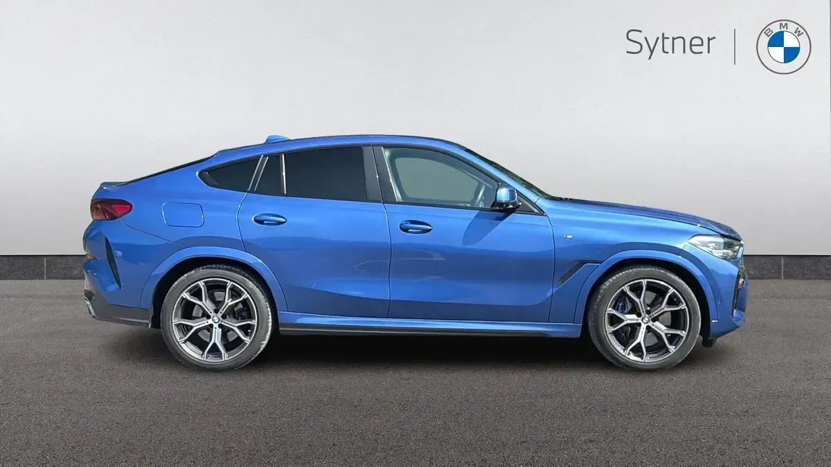 Used BMW X6 M Sport 261 HP (191 kW) 2020 Blue SUV