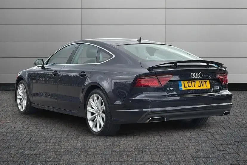 Used Audi A7 Sportback Design 268 HP (197 kW) 2017 Blue Hatchback