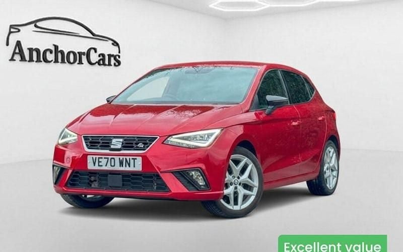 Used Seat Ibiza FR 95 HP (69 kW) 2021 Red Hatchback