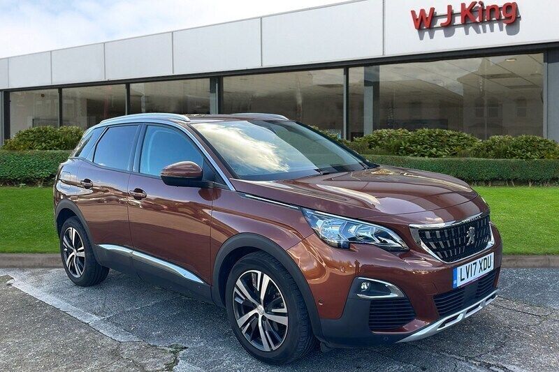 Bronze Used 2017 Peugeot 3008 Allure SUV | £12,695 (Fair price) - Image 1/3