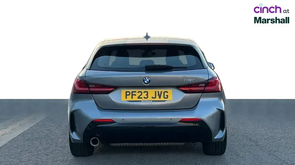 Used BMW 118 M Sport 136 HP (100 kW) 2023 Skyscraper grey metallic Hatchback